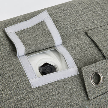 Air valve on the Poolboy Floata-Long in Mist grey.